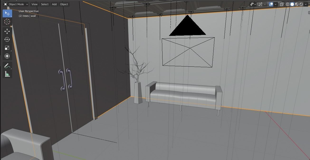 Office Reception Lobby 3D model_14