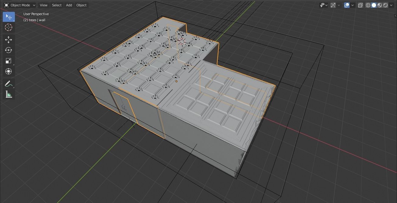 Office Reception Lobby 3D model_17