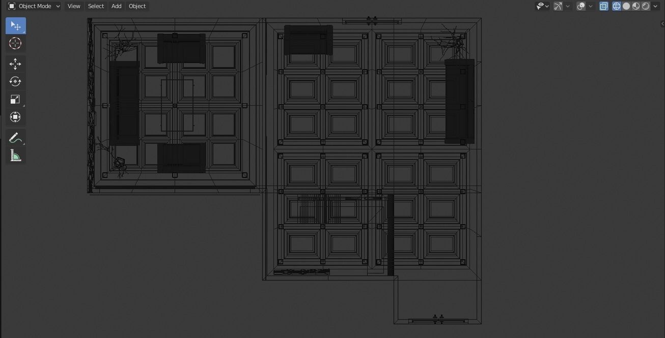 Office Reception Lobby 3D model_26