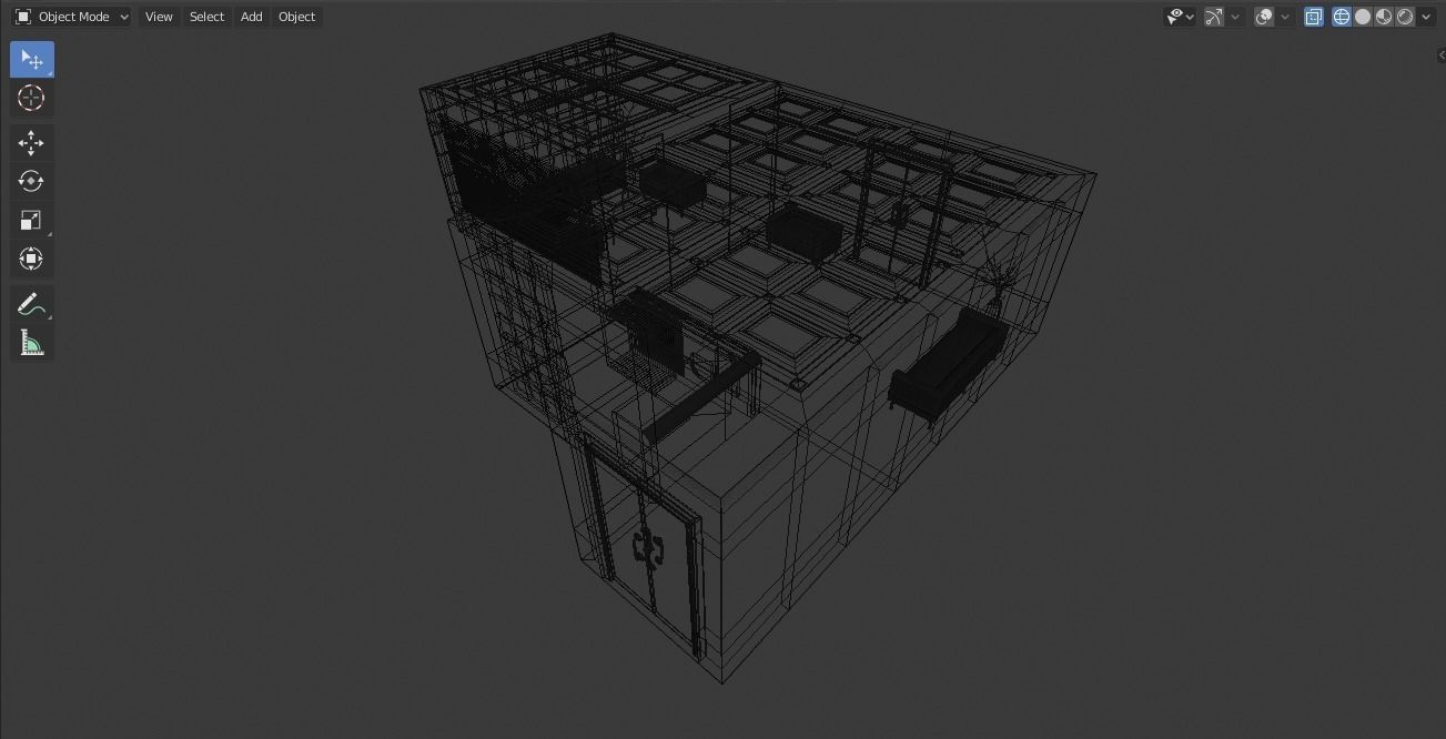 Office Reception Lobby 3D model_25