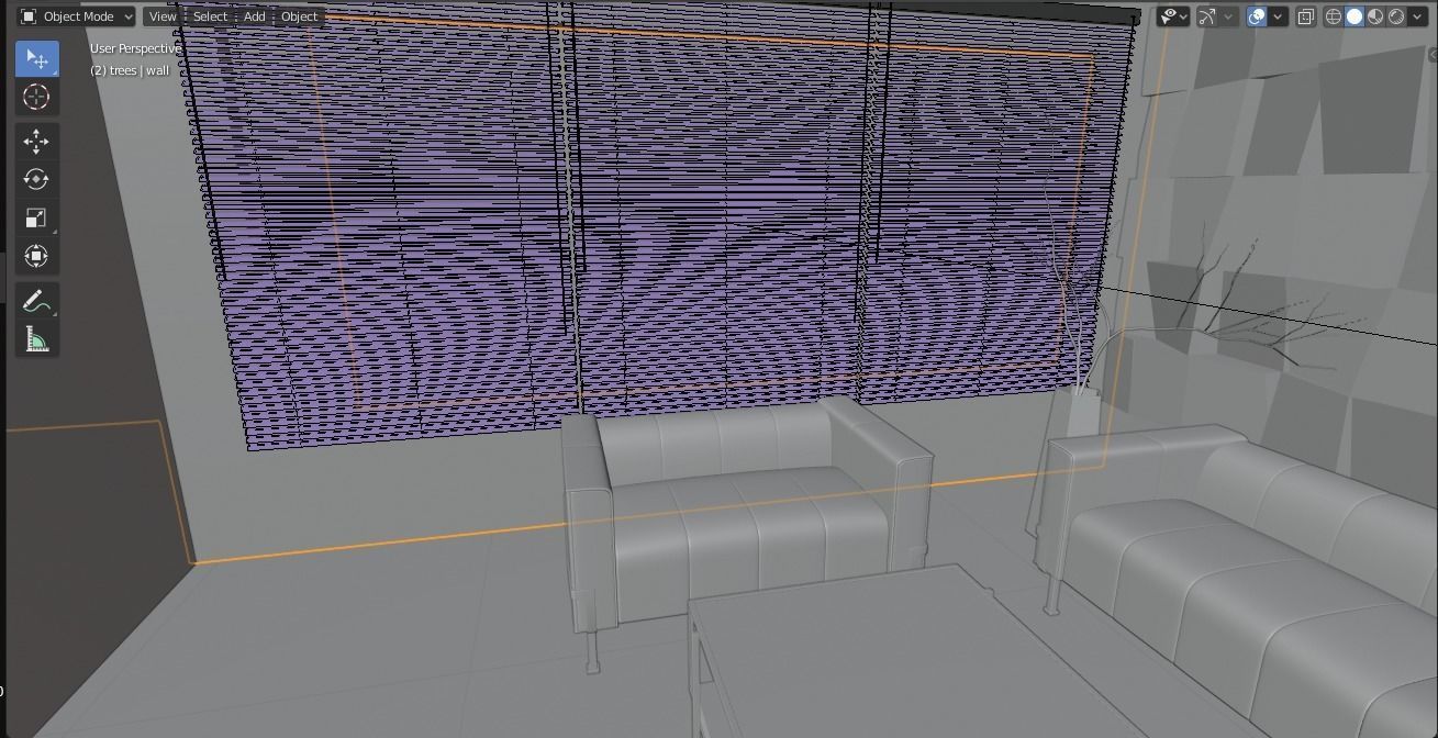 Office Reception Lobby 3D model_9