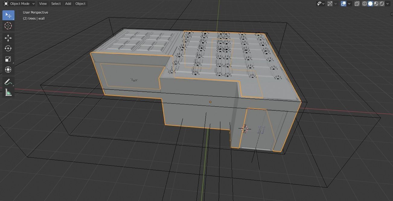 Office Reception Lobby 3D model_19