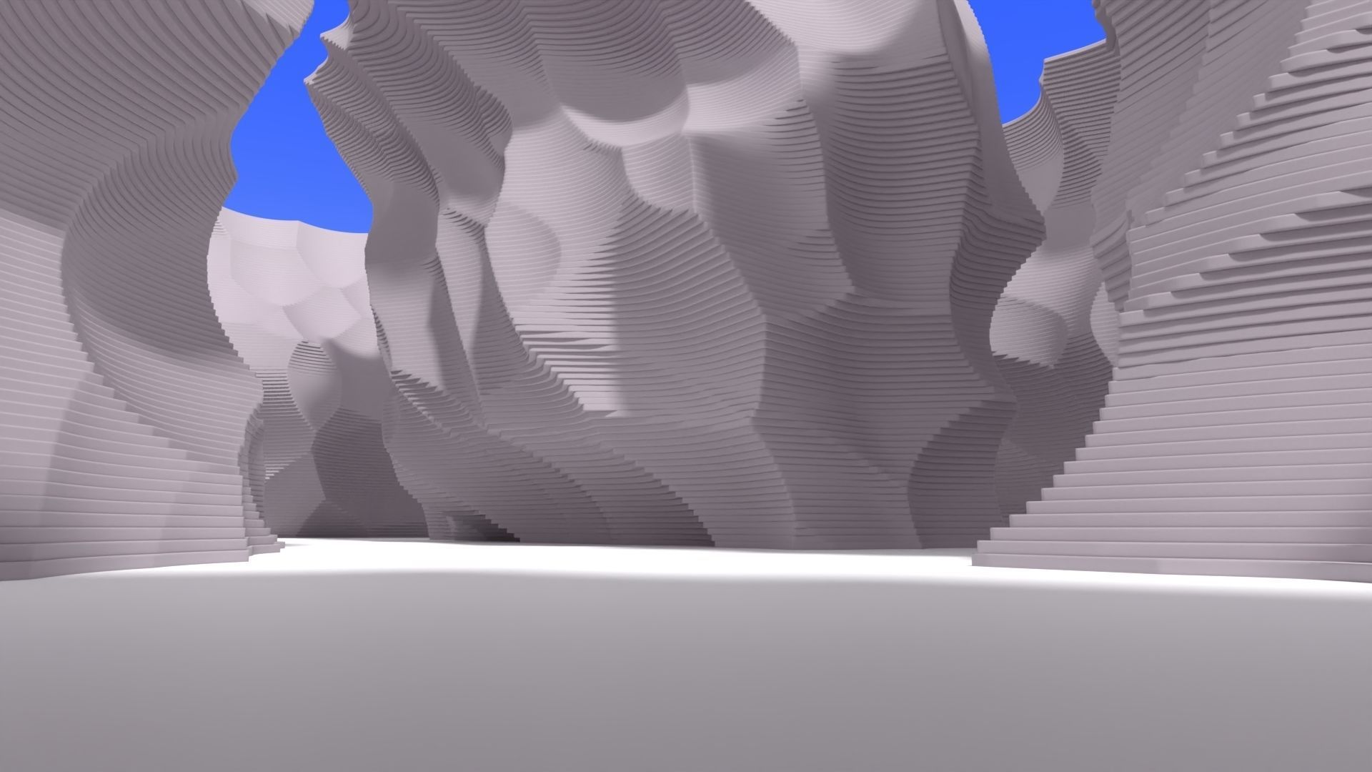 Abstract Layered Environment 3D model_5