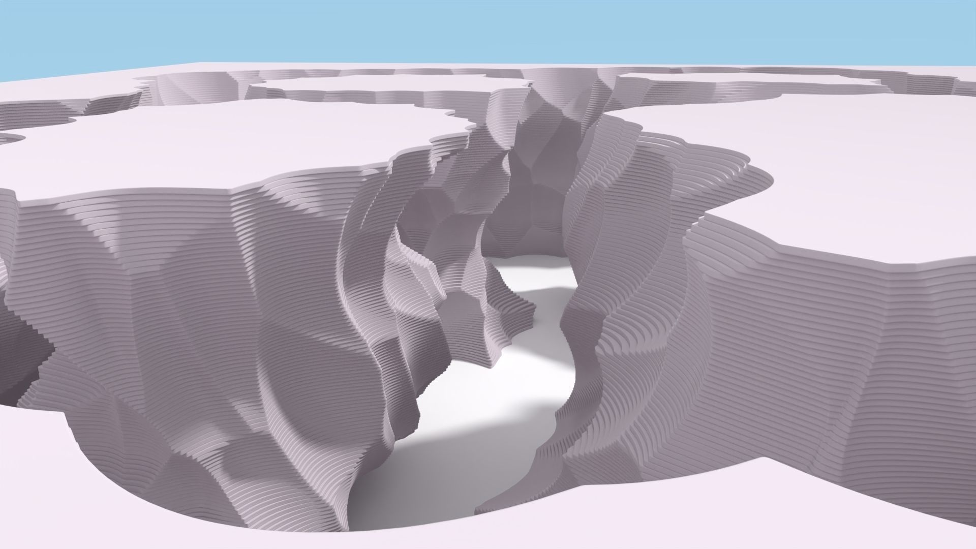 Abstract Layered Environment 3D model_10