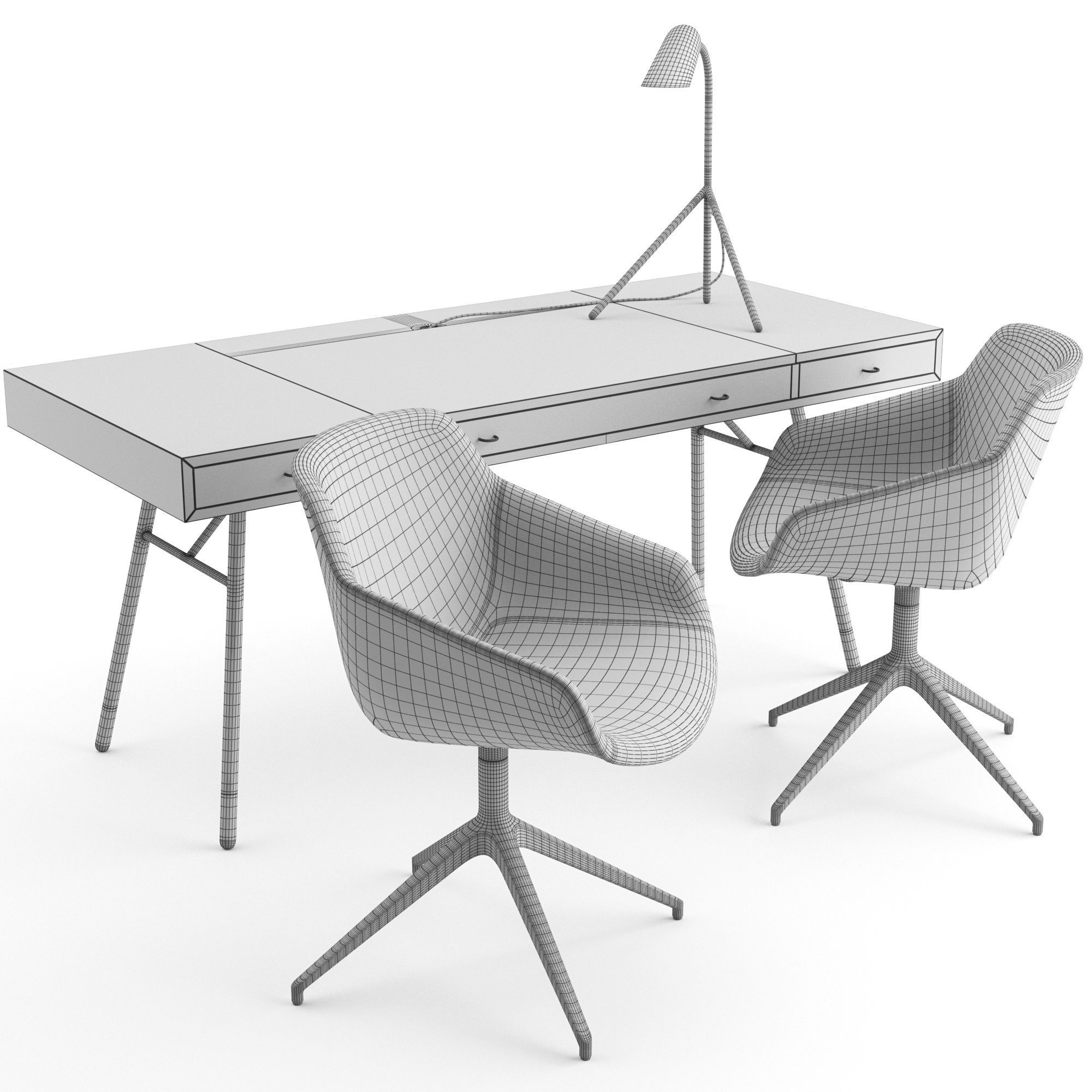 Office Set by BoConcept 3D model_6