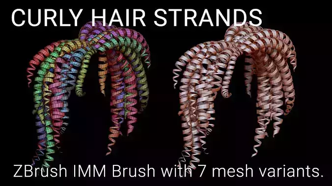 Curly Hair Strands