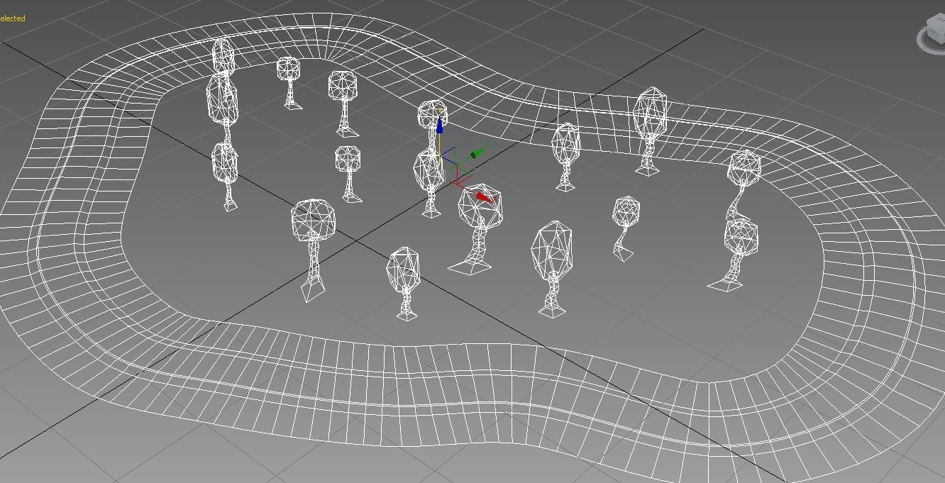 Funny Road LOW POLY Free low-poly 3D model_4