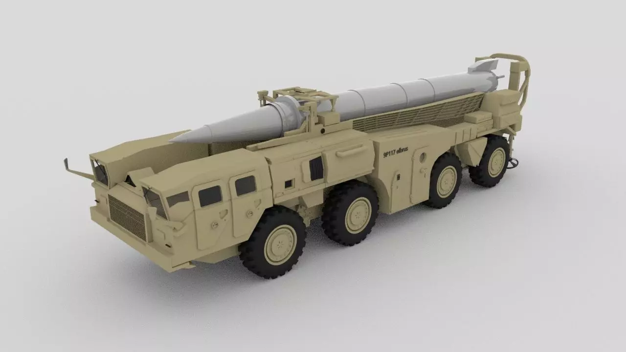 9p117 elbrus Low-poly 3D model_0