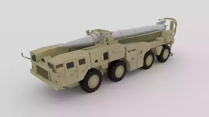 9p117 elbrus Low-poly 3D model