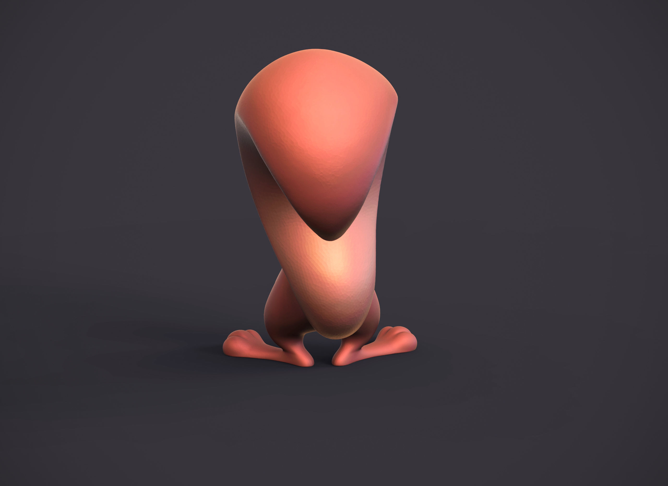 Excited squirrel  3D print model_12