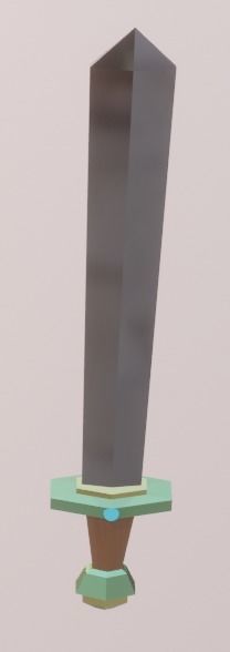 3D SWORD MODEL Free low-poly 3D model_3
