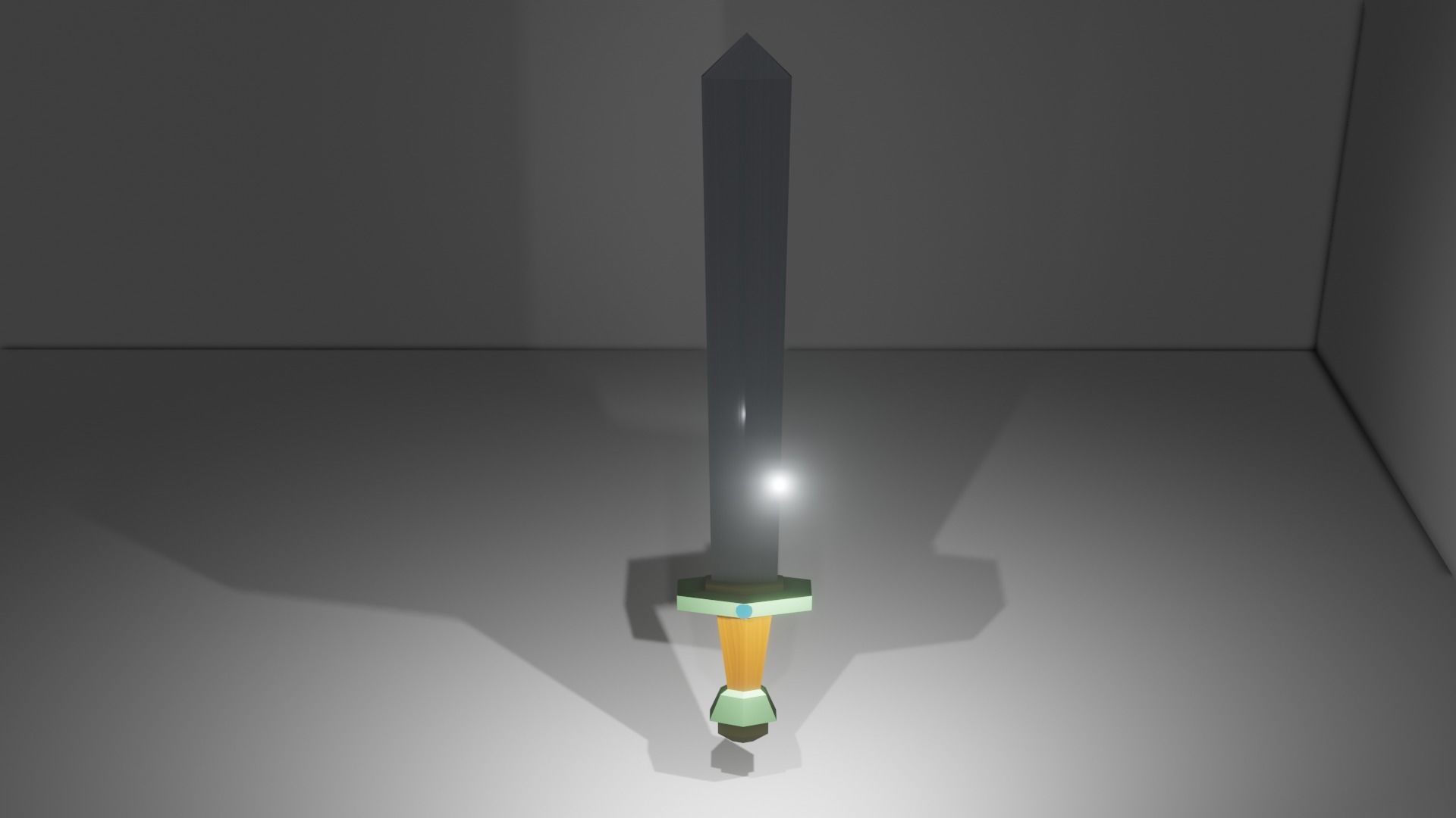 3D SWORD MODEL Free low-poly 3D model_1
