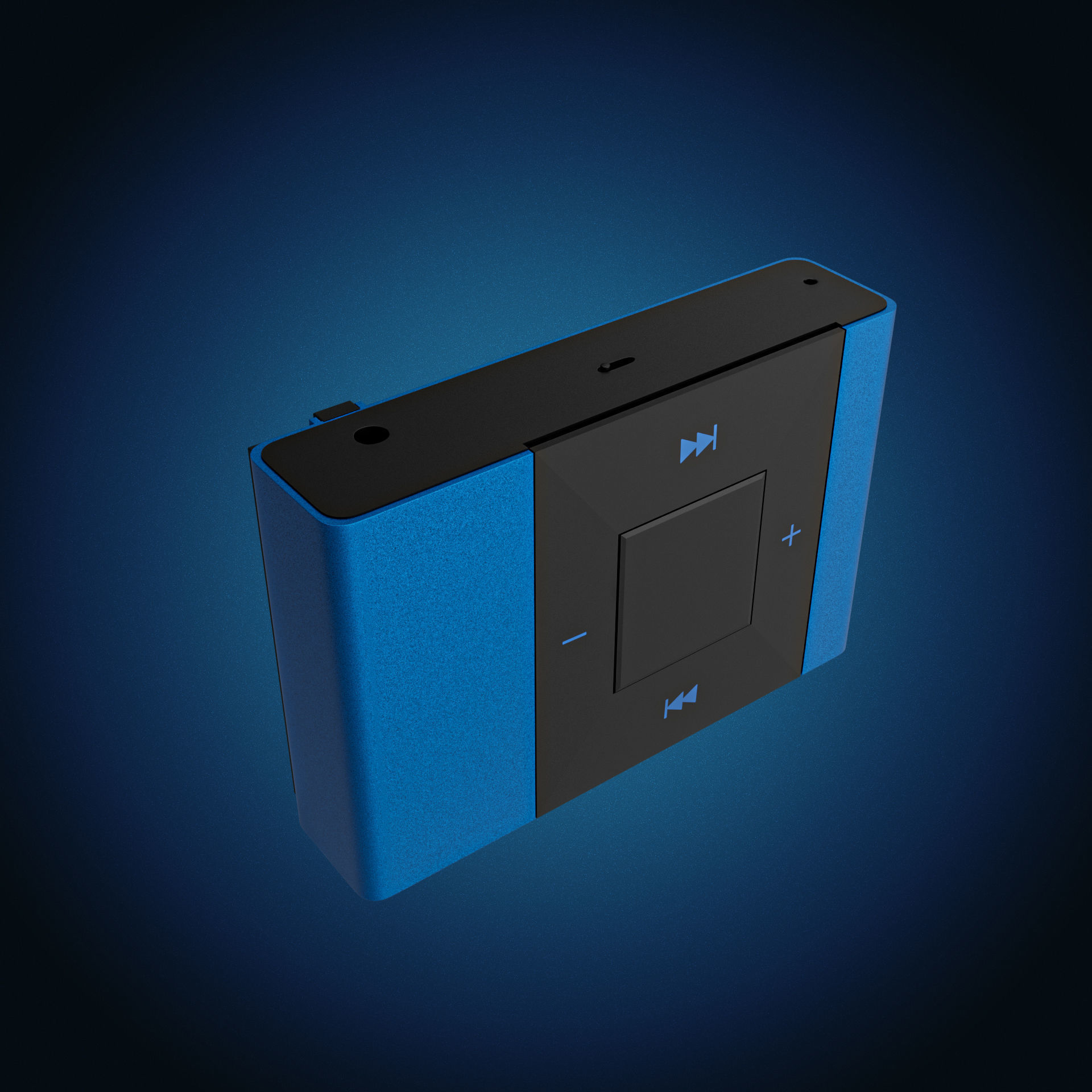 Mp3 3D model - audio device Free 3D model_1