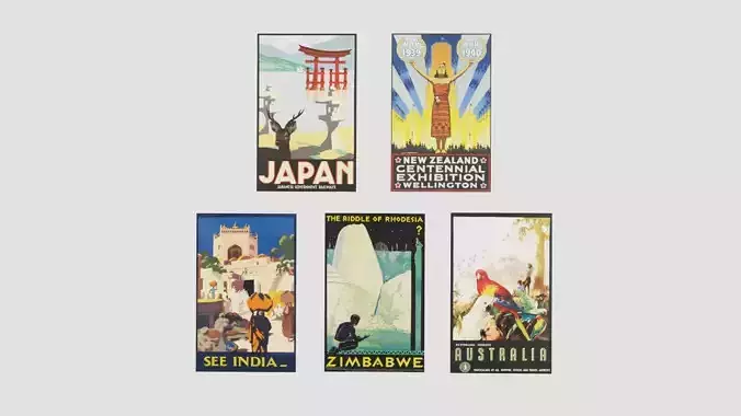 Retro Travel Posters