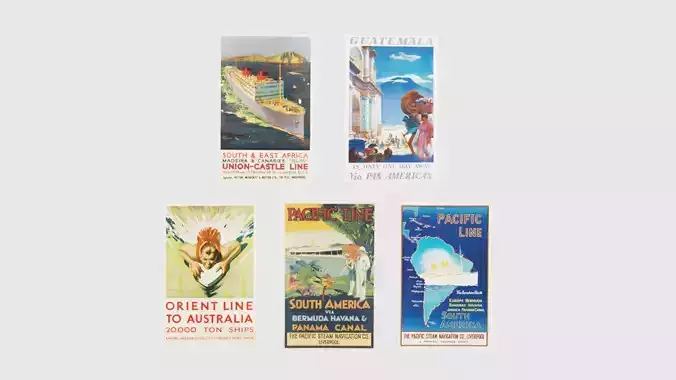 Retro Travel Posters 2