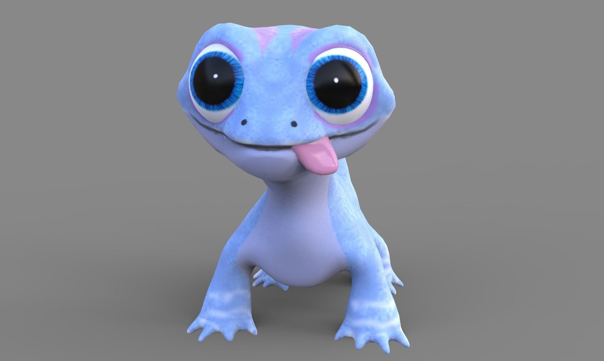 Frozens 2 Bruni Low-poly 3D model_5