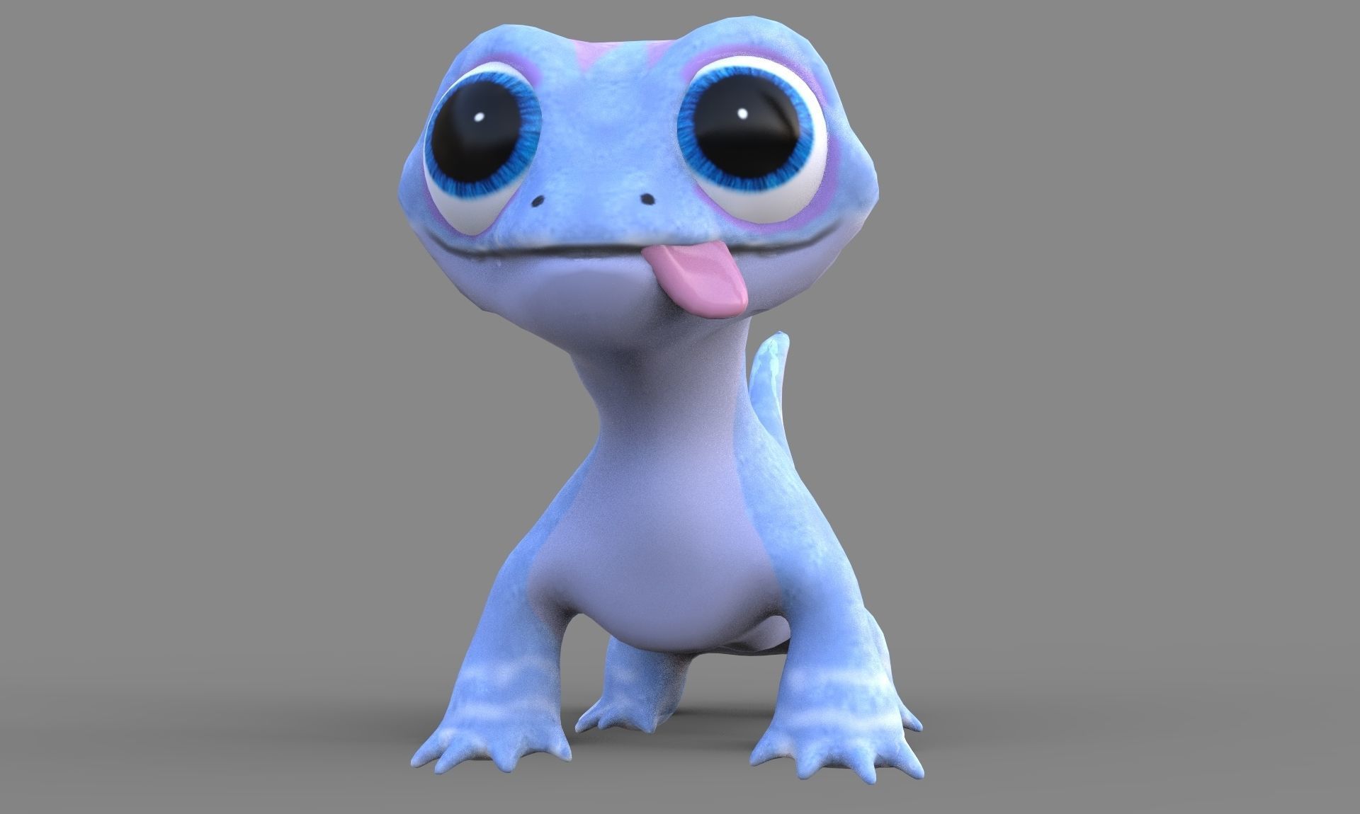 Frozens 2 Bruni Low-poly 3D model_4