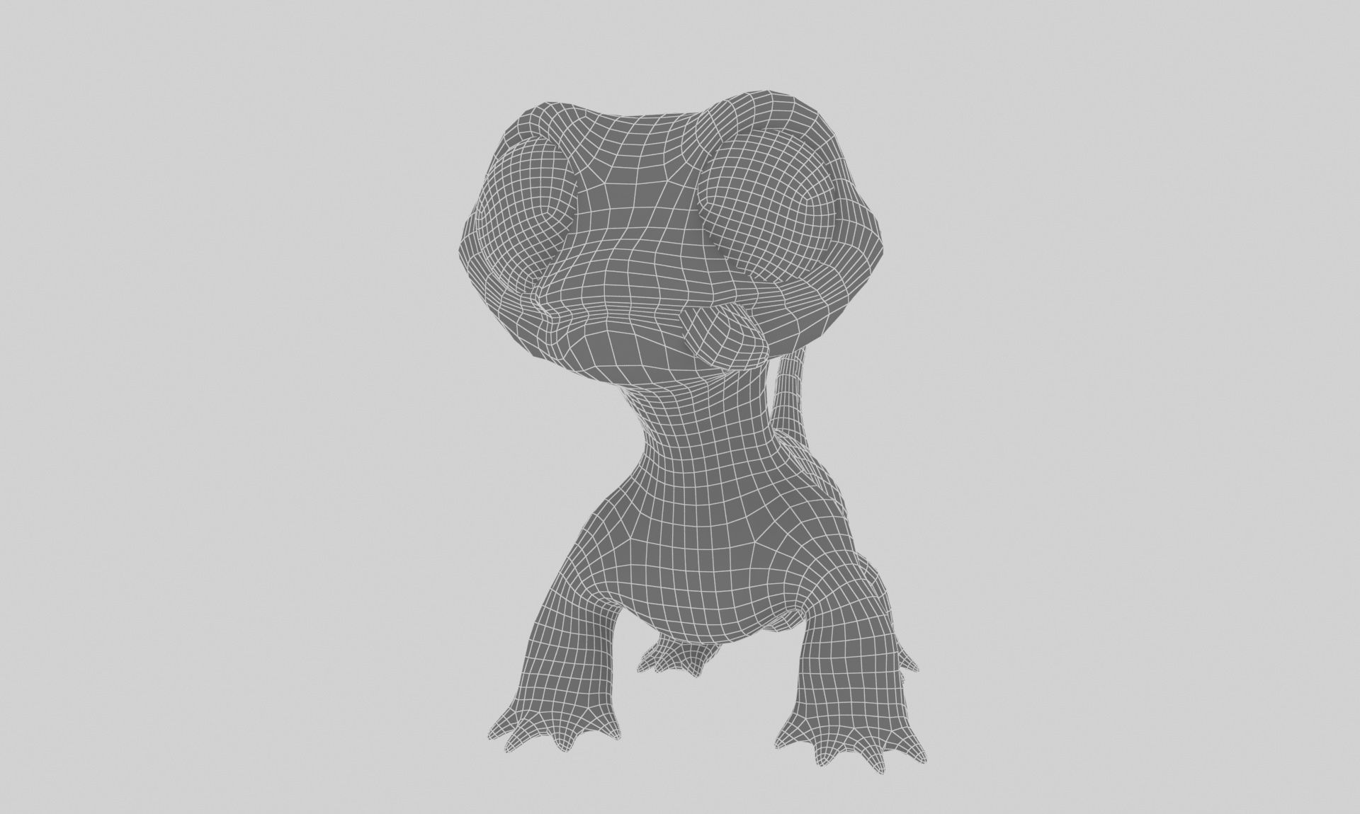 Frozens 2 Bruni Low-poly 3D model_6