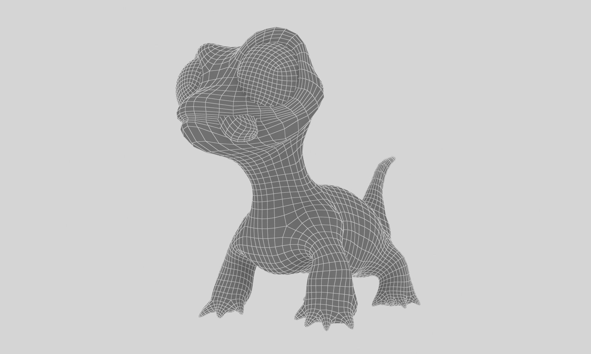 Frozens 2 Bruni Low-poly 3D model_7