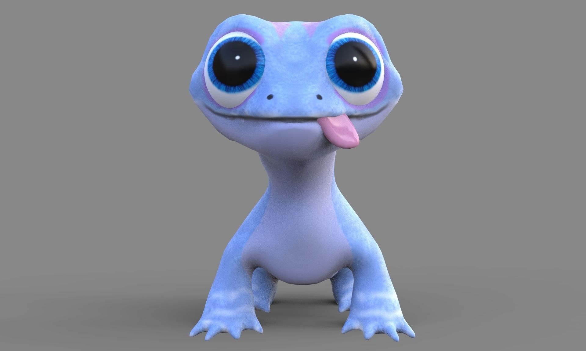 Frozens 2 Bruni Low-poly 3D model_2