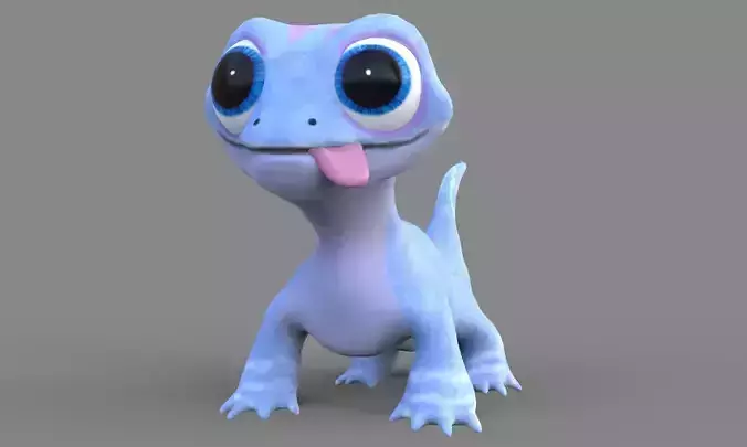 Frozens 2 Bruni Low-poly 3D model
