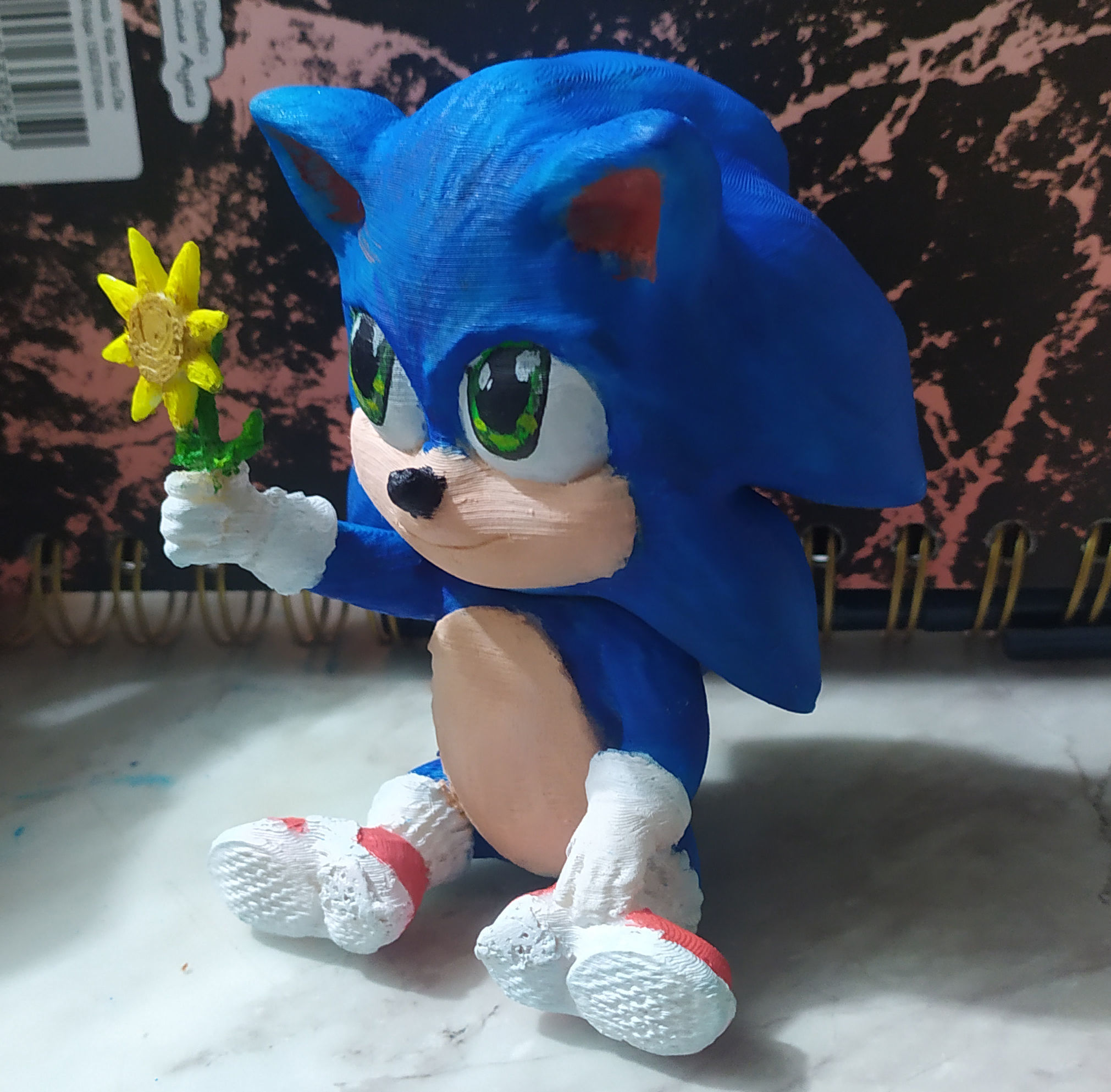 baby sonic SONIC THE MOVIE 3D print model_11