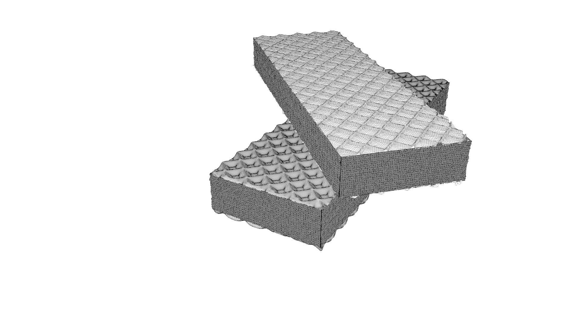 Wafer with Cream 3D model_11