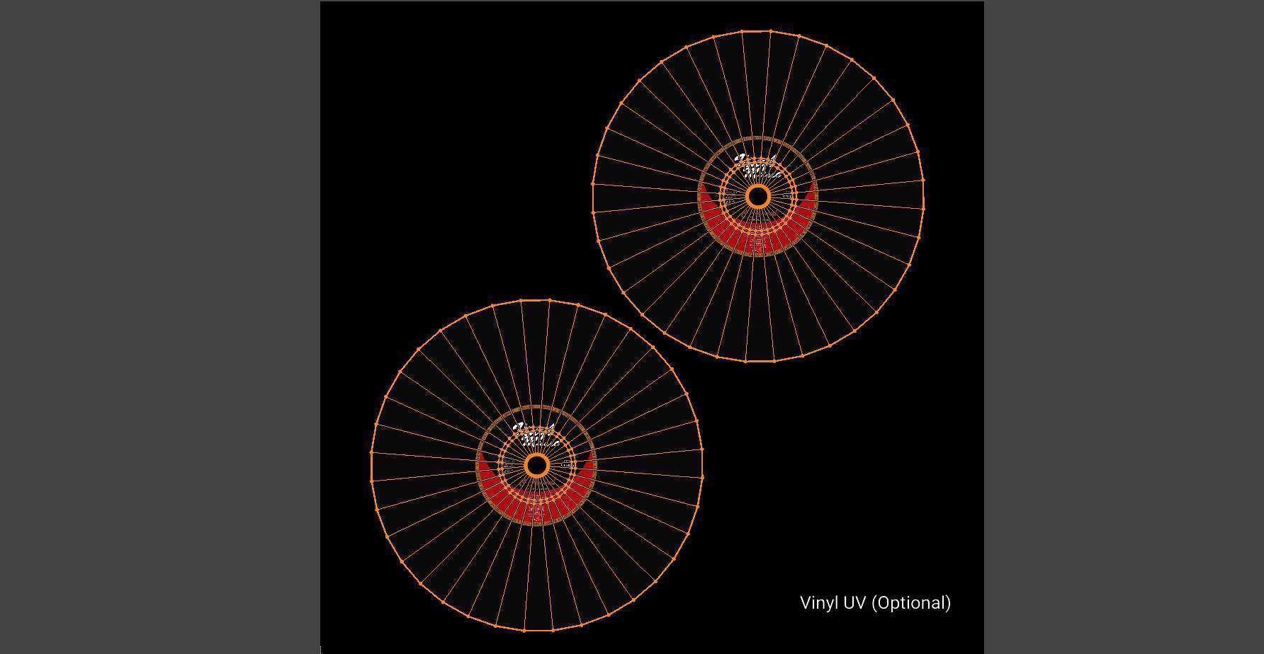 Gramophone Phonograph Low-poly 3D model_9