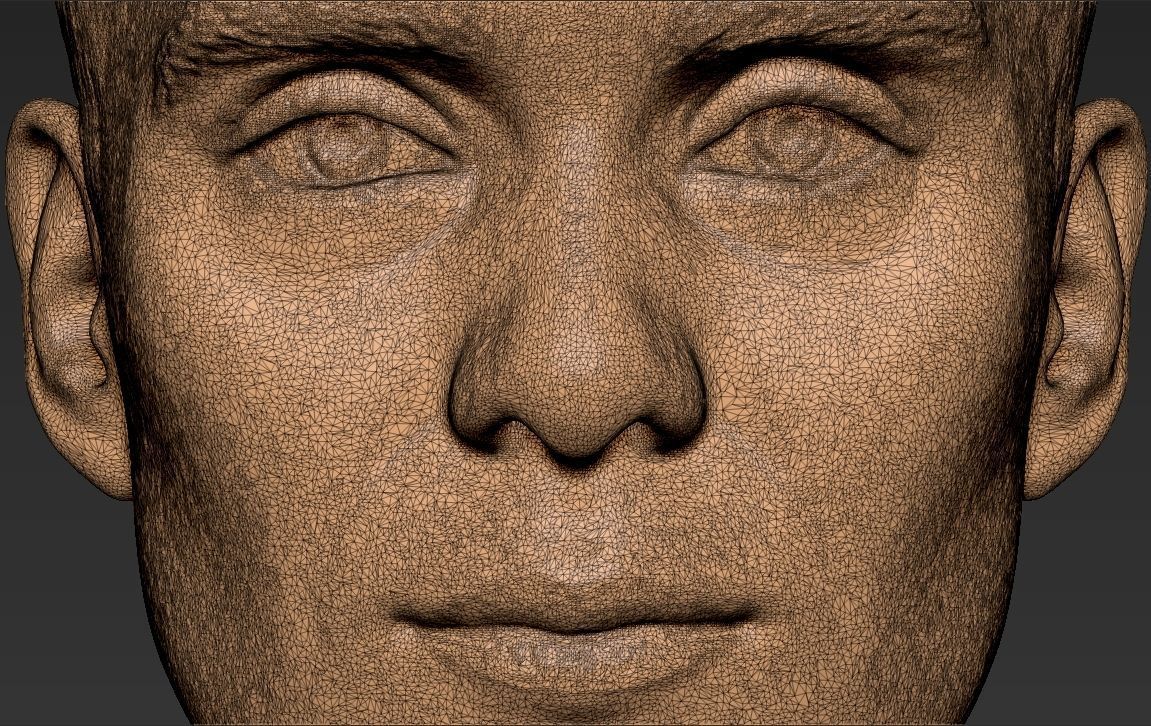 Tommy Shelby from Peaky Blinders bust 3D printing ready stl obj  3D print model_27