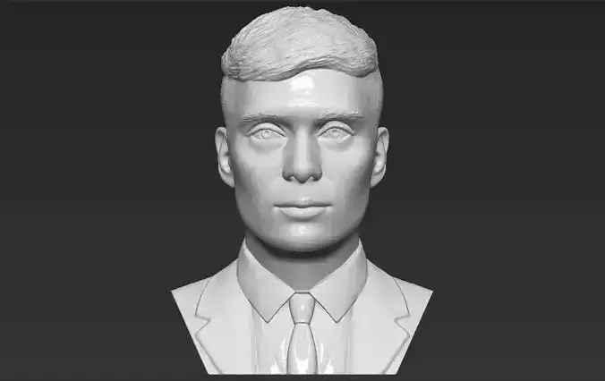 Tommy Shelby from Peaky Blinders bust 3D printing ready stl obj  3D print model