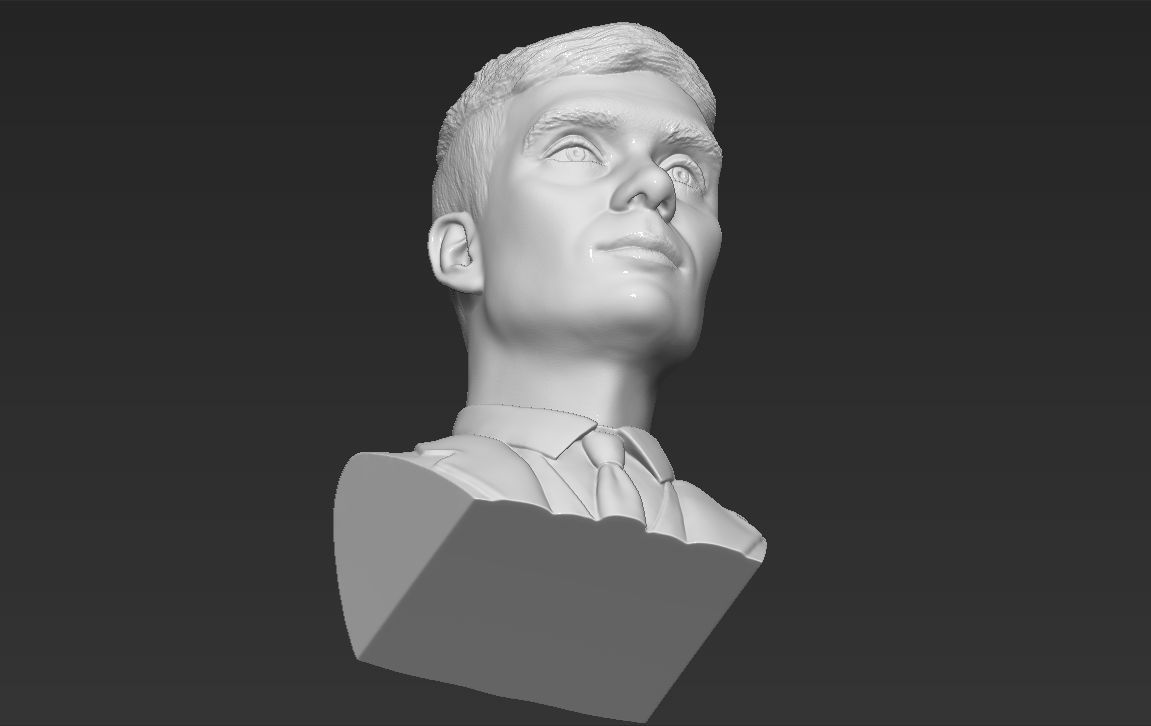Tommy Shelby from Peaky Blinders bust 3D printing ready stl obj  3D print model_22