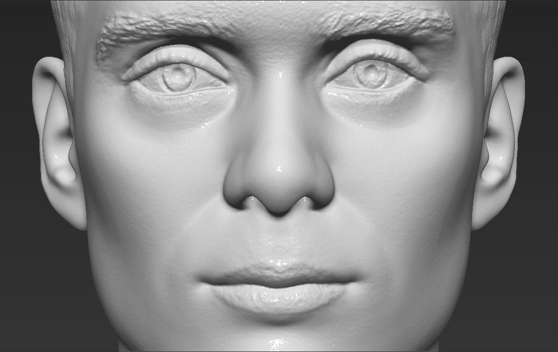 Tommy Shelby from Peaky Blinders bust 3D printing ready stl obj  3D print model_15