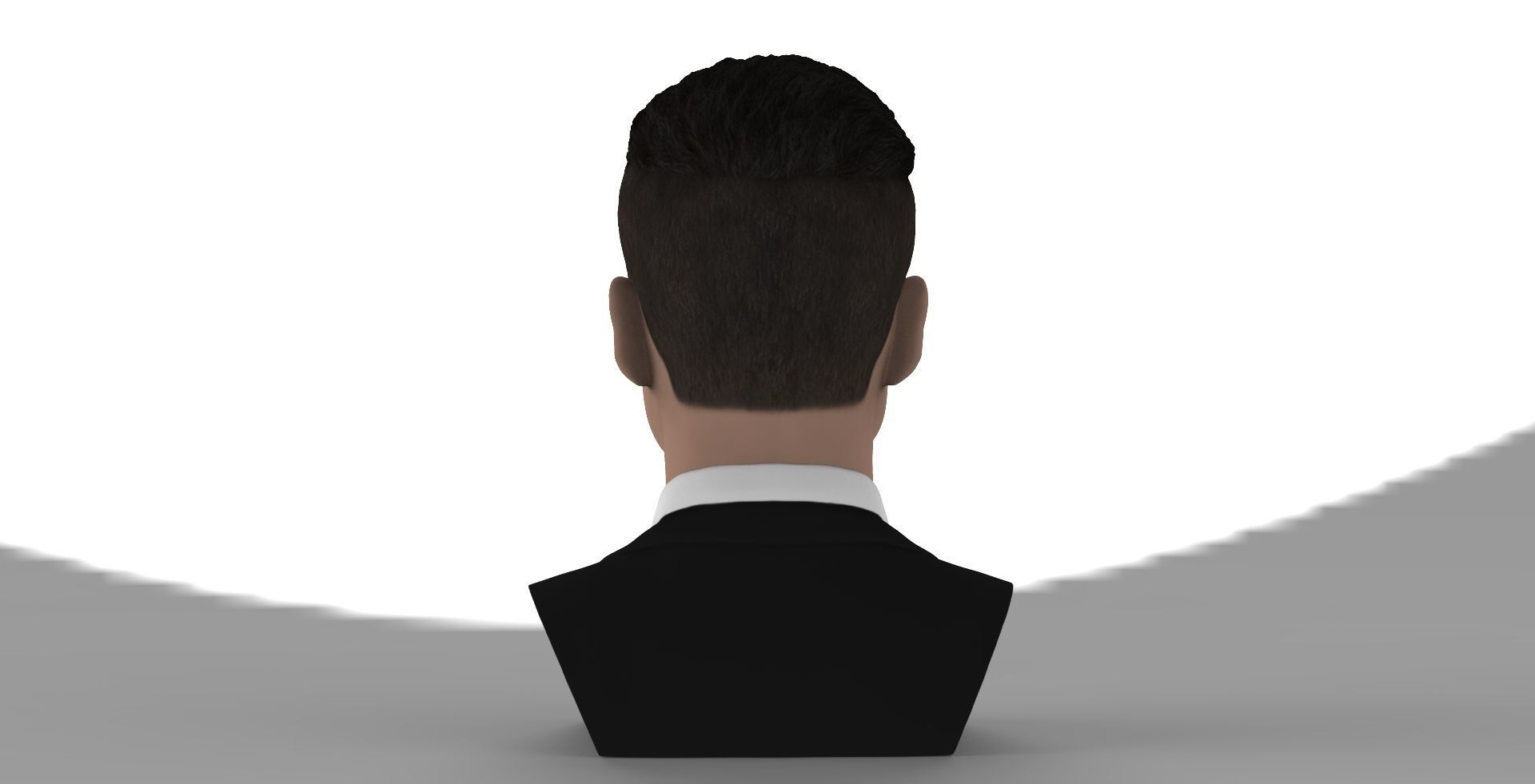 Tommy Shelby from Peaky Blinders bust for full color 3D printing 3D print model_5