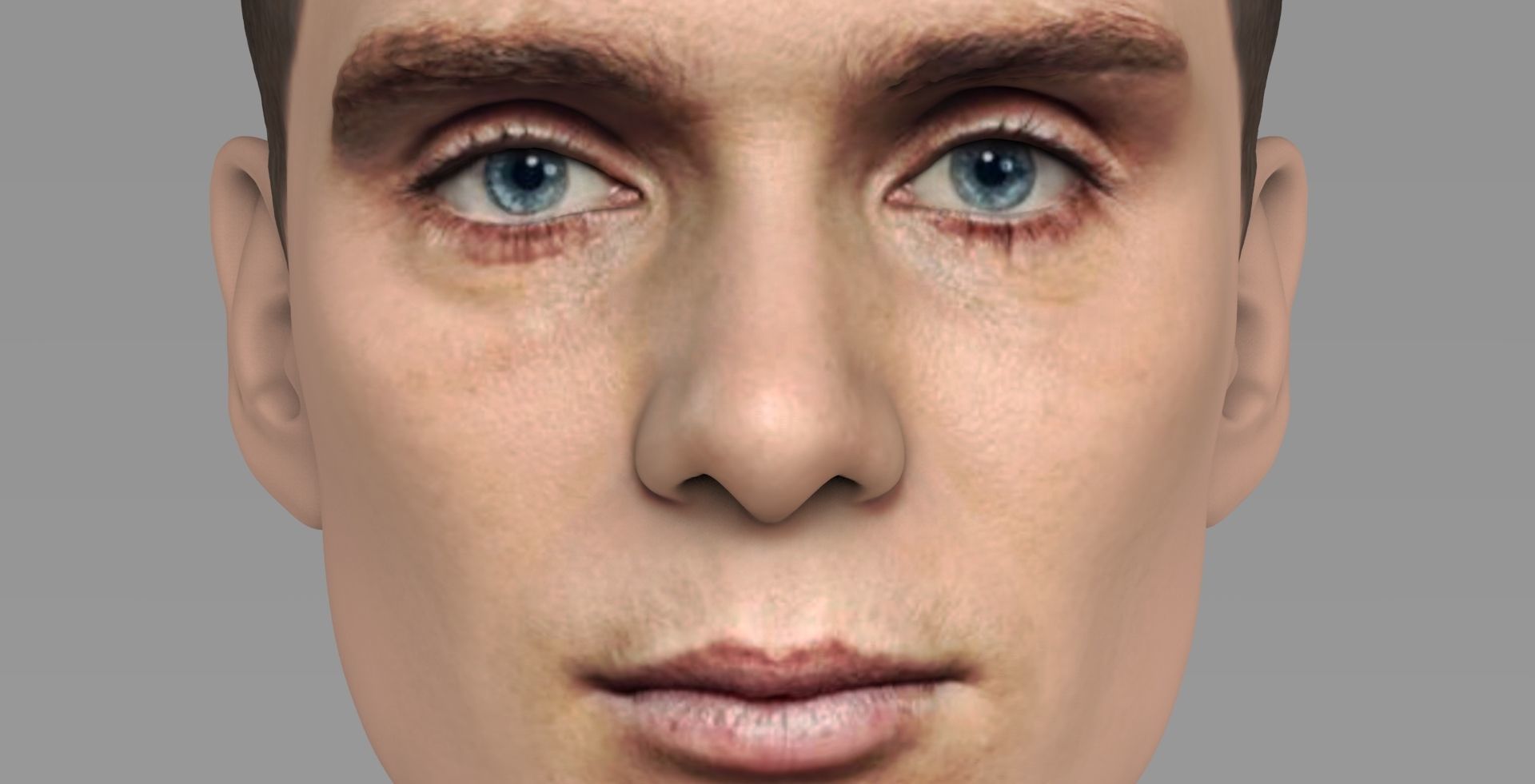 Tommy Shelby from Peaky Blinders bust for full color 3D printing 3D print model_12