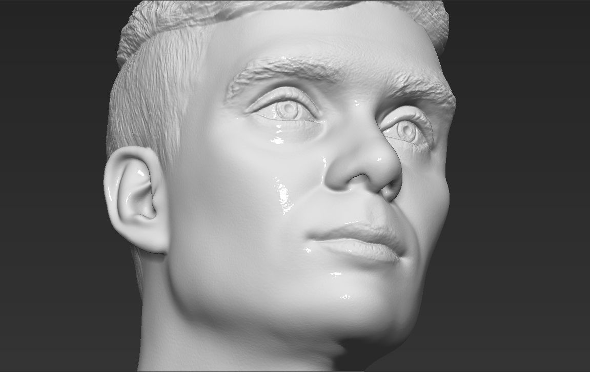 Tommy Shelby from Peaky Blinders bust for full color 3D printing 3D print model_42