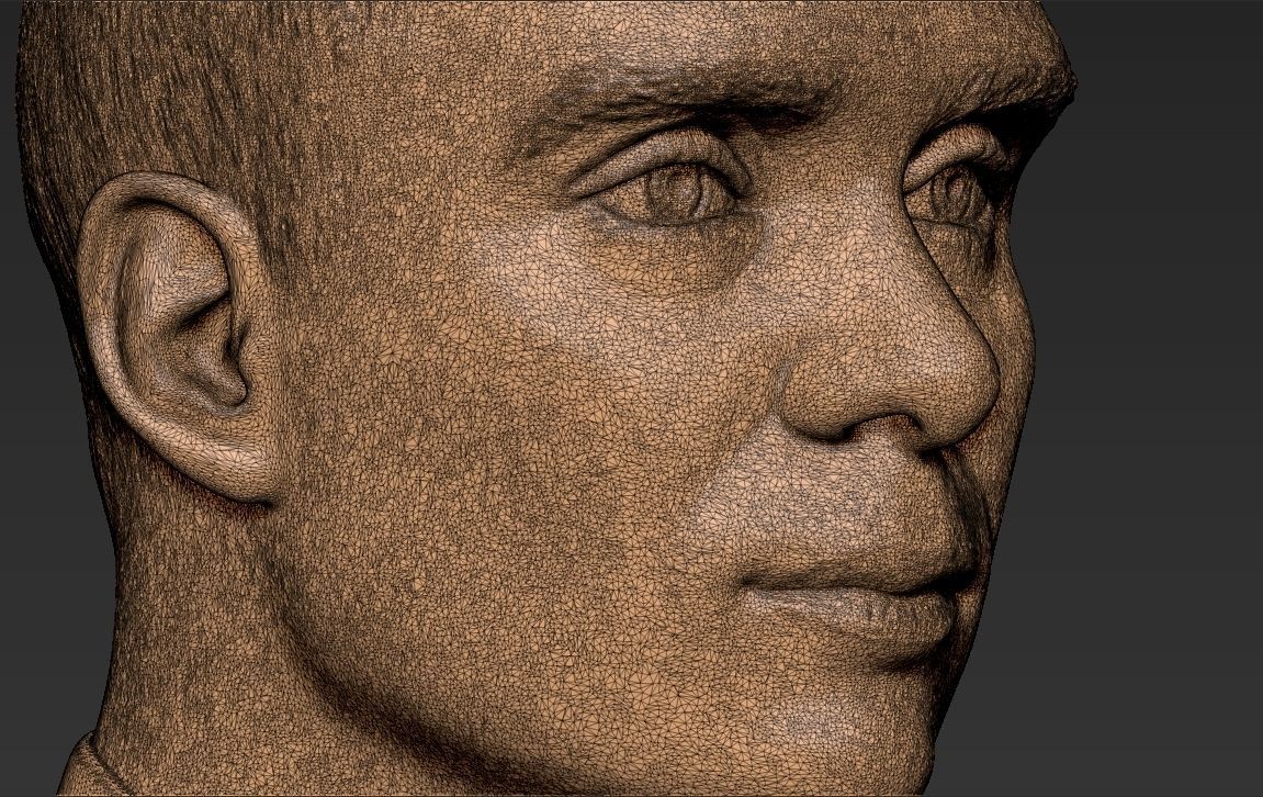 Tommy Shelby from Peaky Blinders bust for full color 3D printing 3D print model_52