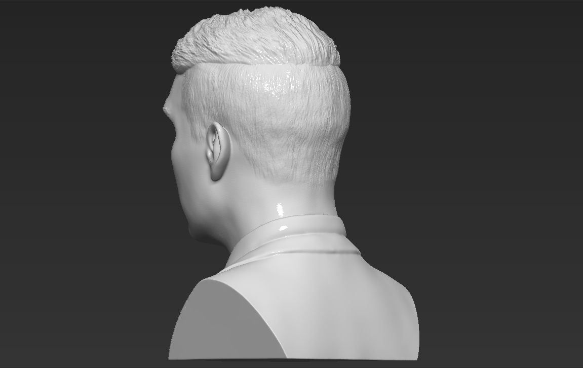 Tommy Shelby from Peaky Blinders bust for full color 3D printing 3D print model_28