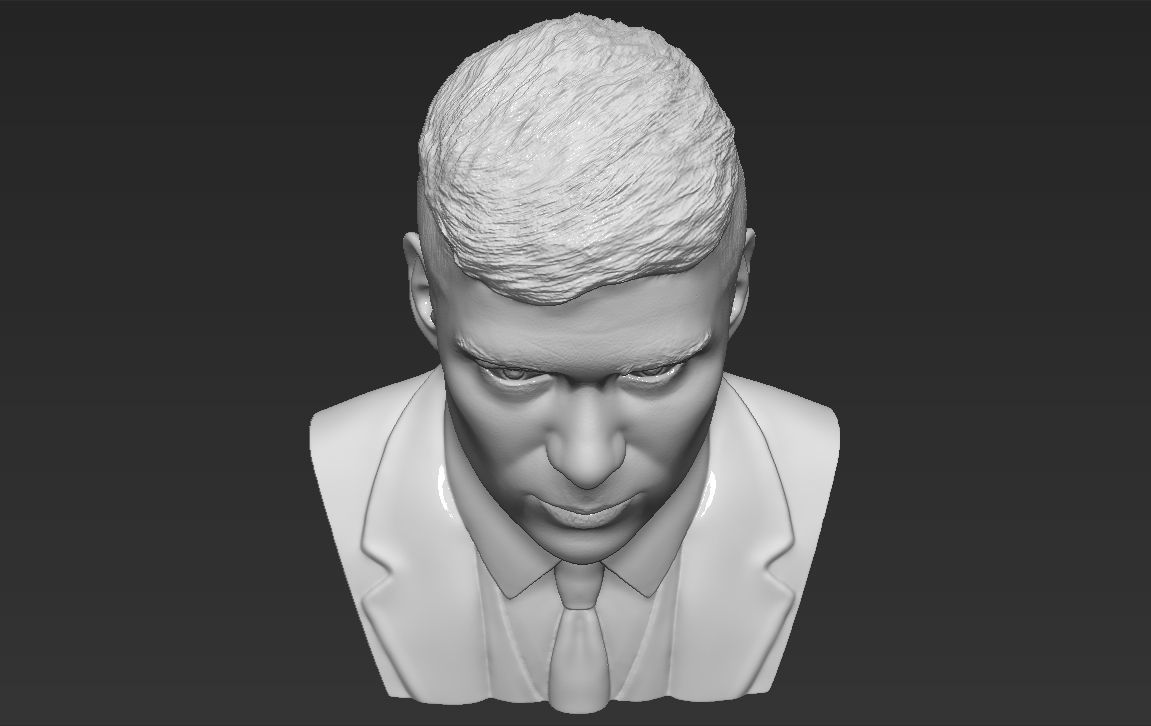 Tommy Shelby from Peaky Blinders bust for full color 3D printing 3D print model_37