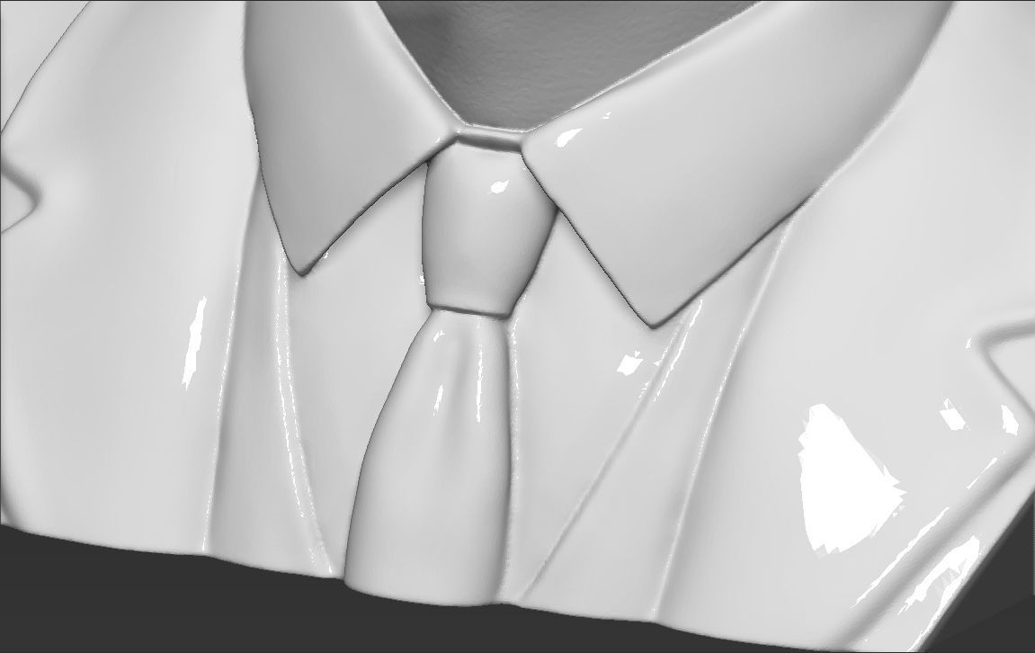 Tommy Shelby from Peaky Blinders bust for full color 3D printing 3D print model_44