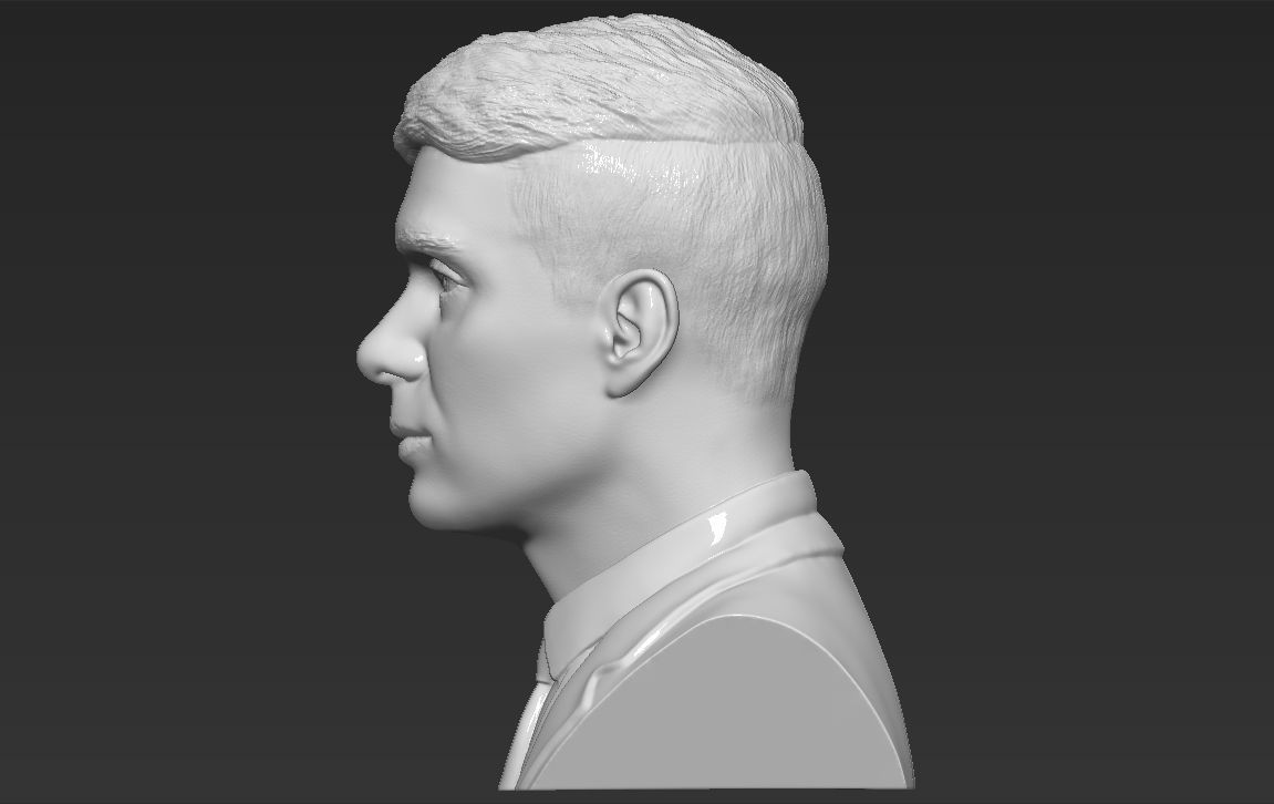 Tommy Shelby from Peaky Blinders bust for full color 3D printing 3D print model_27