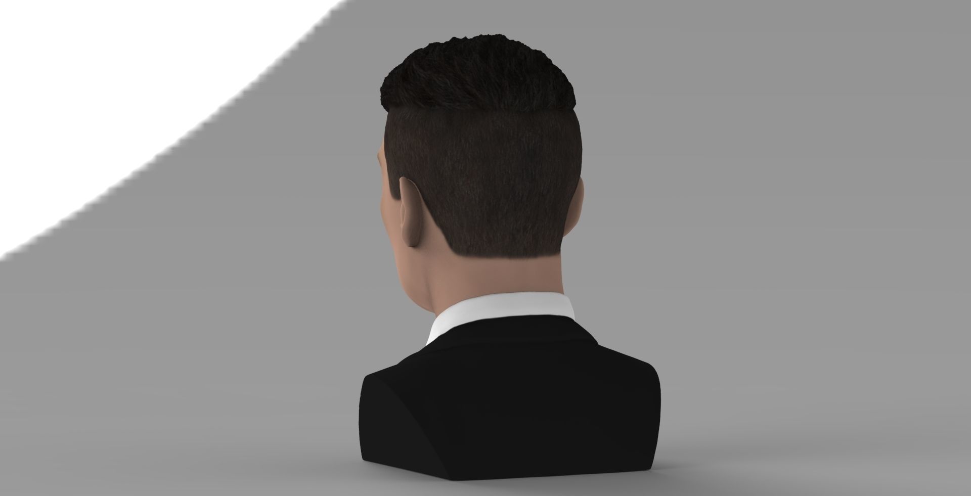 Tommy Shelby from Peaky Blinders bust for full color 3D printing 3D print model_4