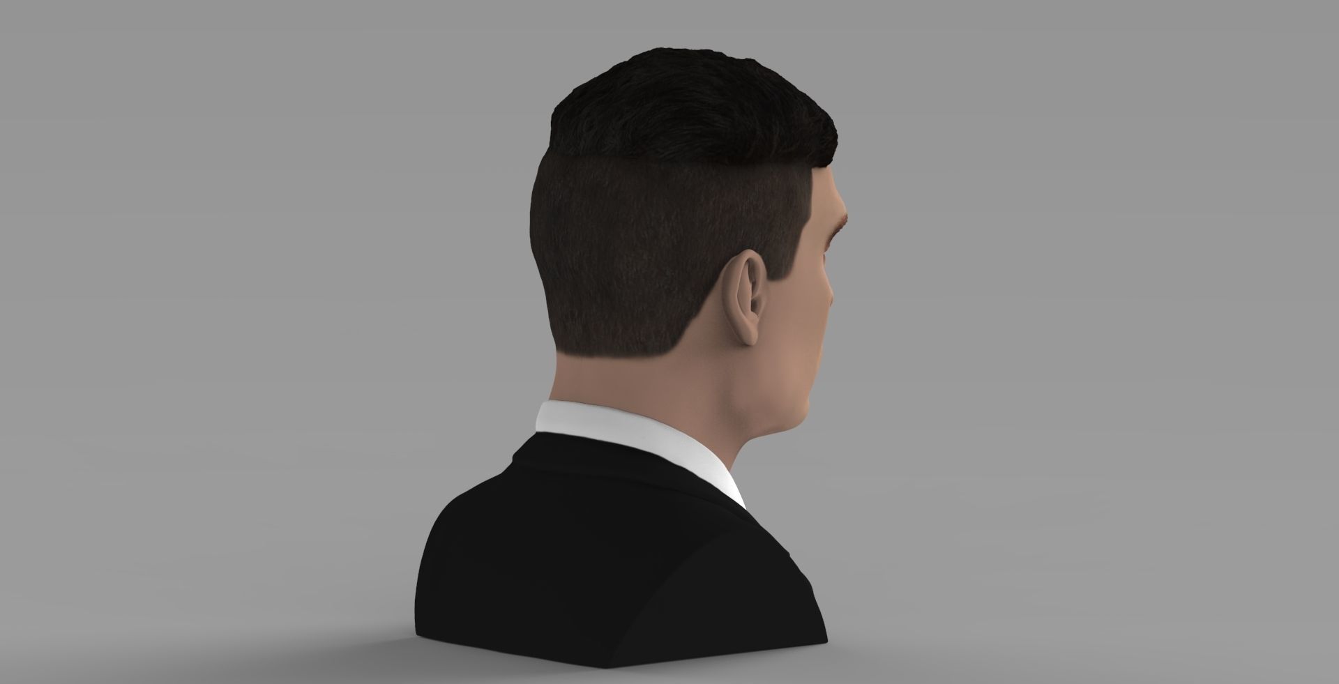 Tommy Shelby from Peaky Blinders bust for full color 3D printing 3D print model_6