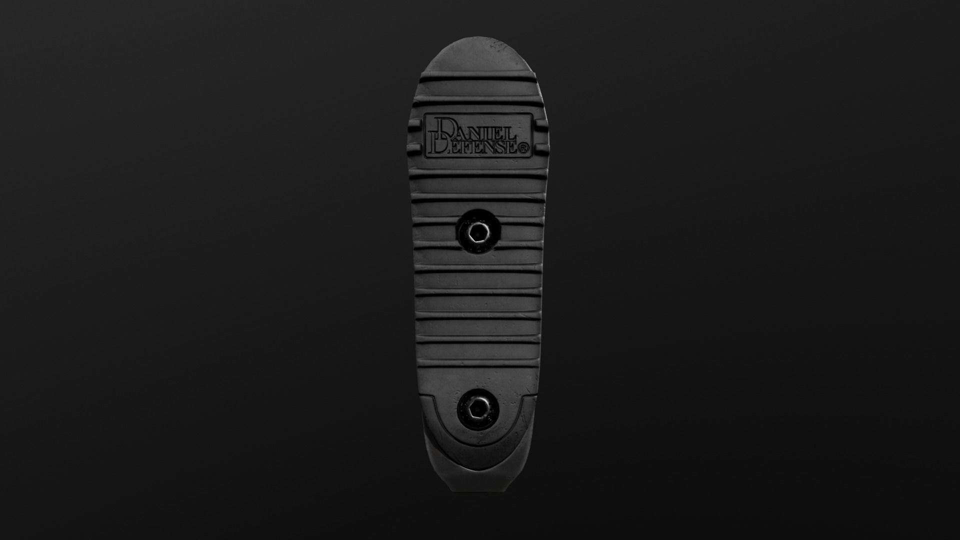 Daniel Defense AR15 Collapsible Buttstock Low-poly 3D model_16