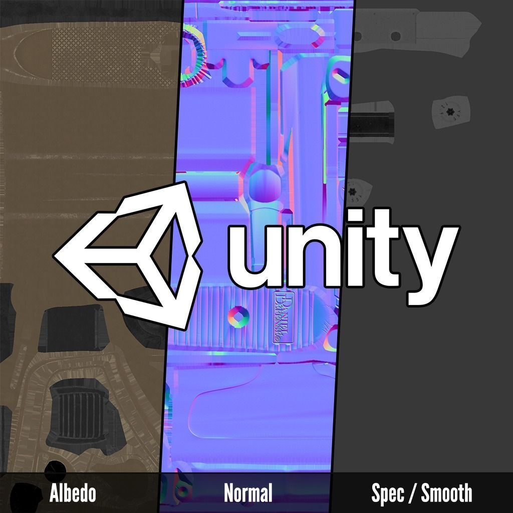 Daniel Defense AR15 Collapsible Buttstock Low-poly 3D model_29