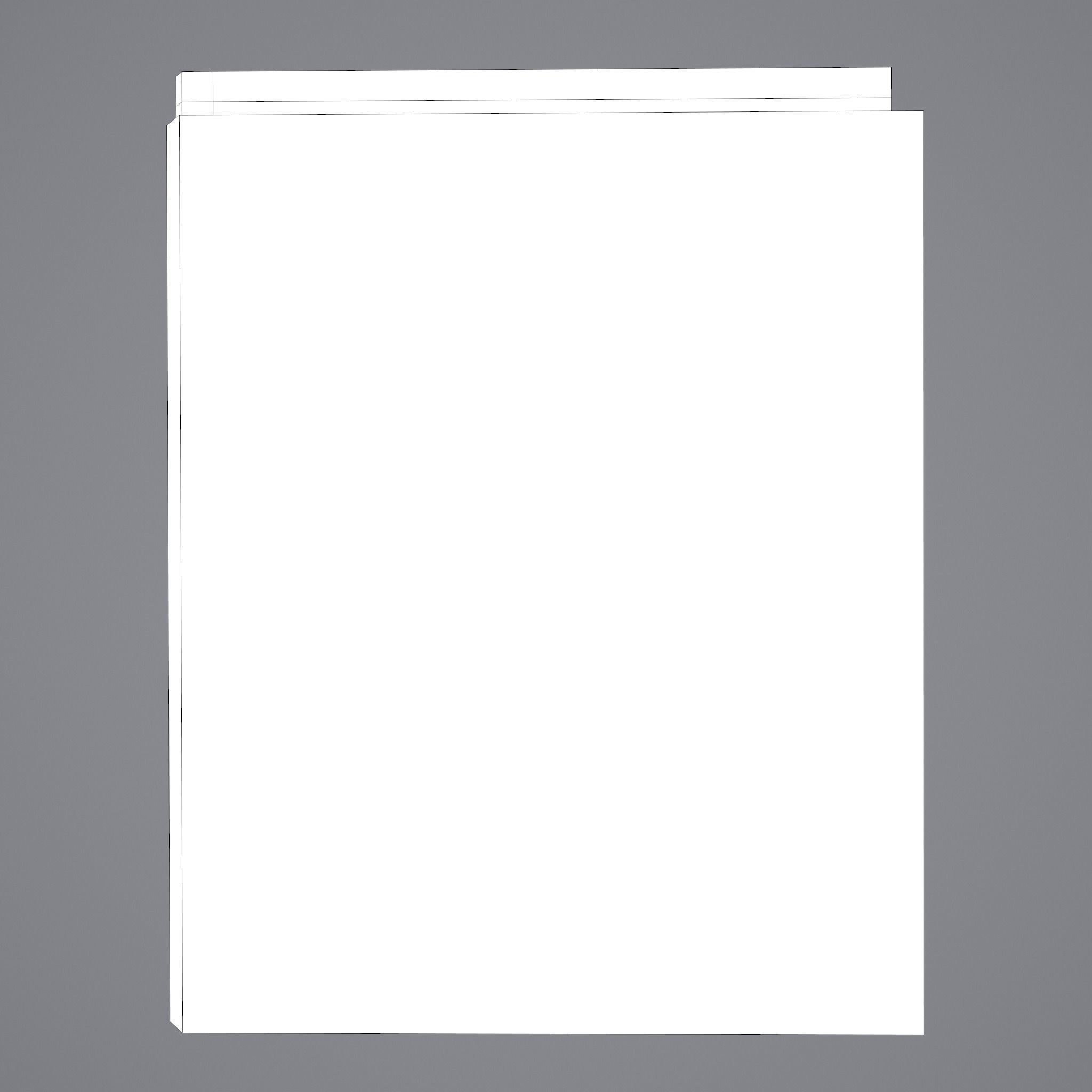 Medieval Books Row 1 Design 1  Low-poly 3D model_42