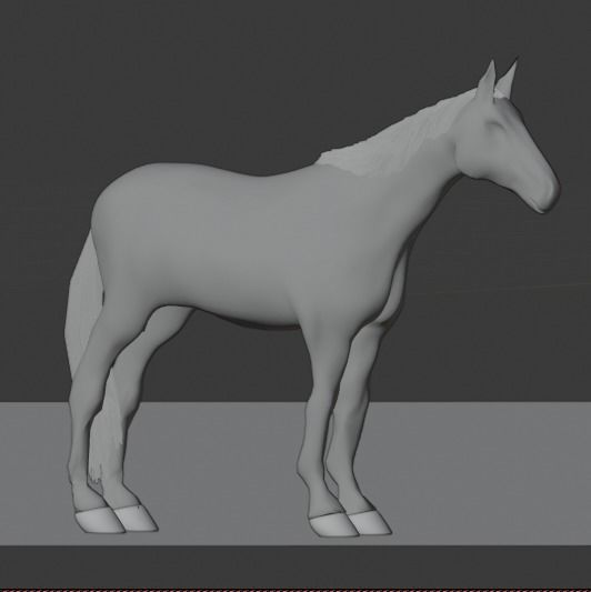 Horse 3D model_2