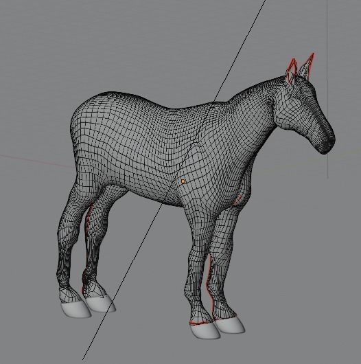 Horse 3D model_1
