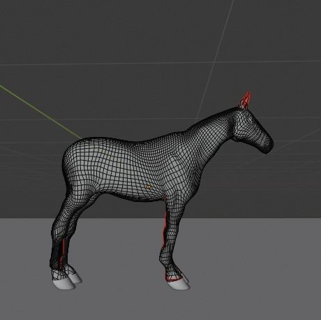 Horse 3D model_3