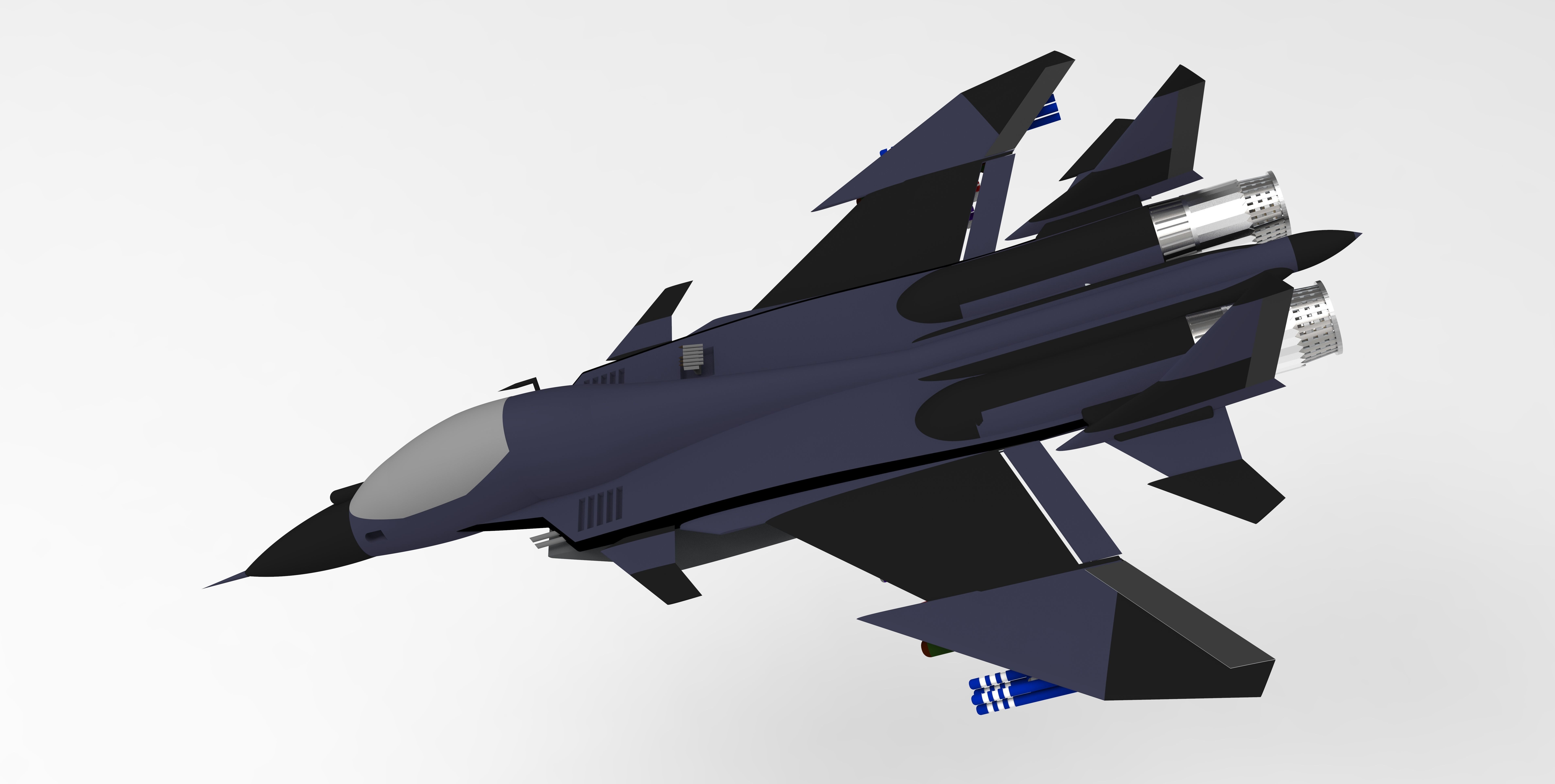 RL-48 Aircraft 3d model  3D model_7