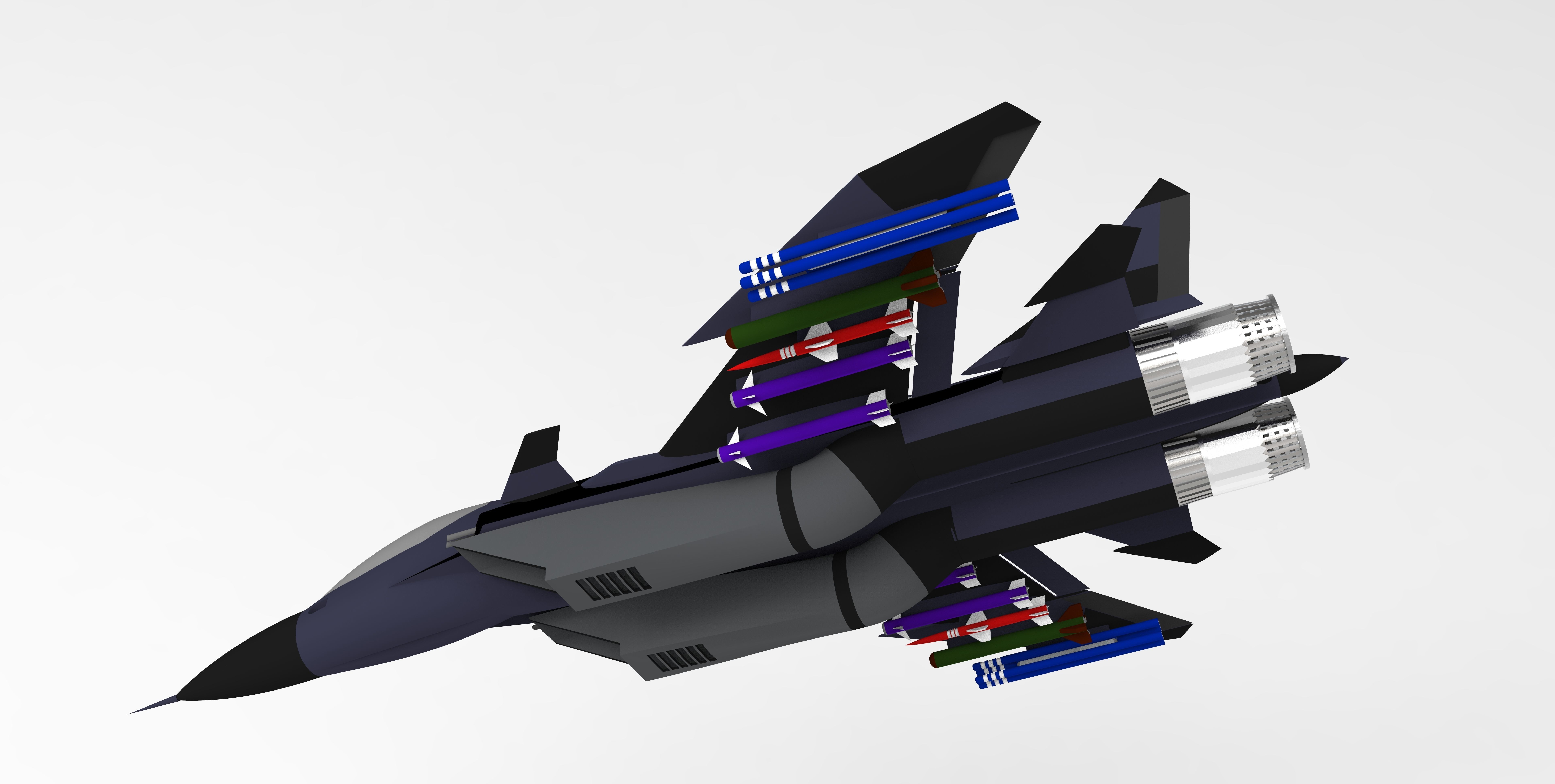 RL-48 Aircraft 3d model  3D model_5